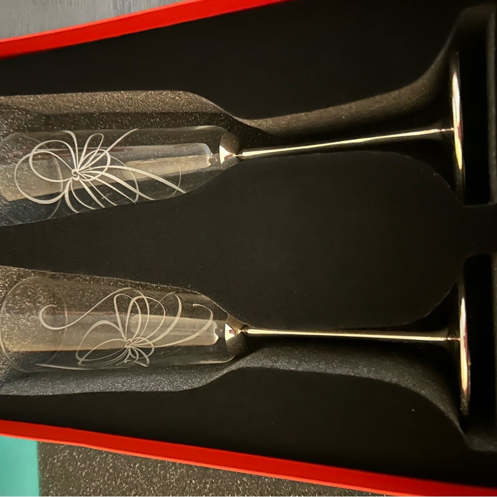 Kate Spade Belle Boulevard Flute Pair